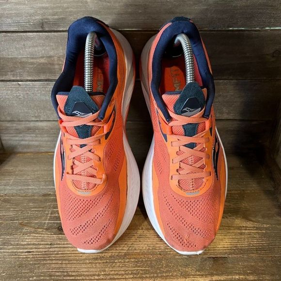 Womens Saucony Guide 15 Orange‎ Athletic Running Shoes Sneakers Size 9.5 M GUC - Picture 3 of 7